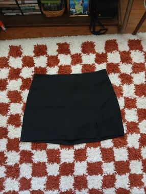 Aeropostale Black Mini Skirt With Built In Shorts